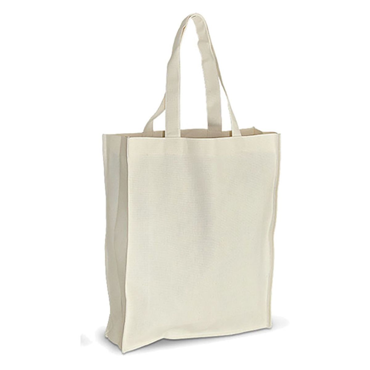 Dv-ka_35x42x10_01 Эко-сумка из хлопка двунитка (35х42х10(дно) см) 210г/м2 - Зображення 1